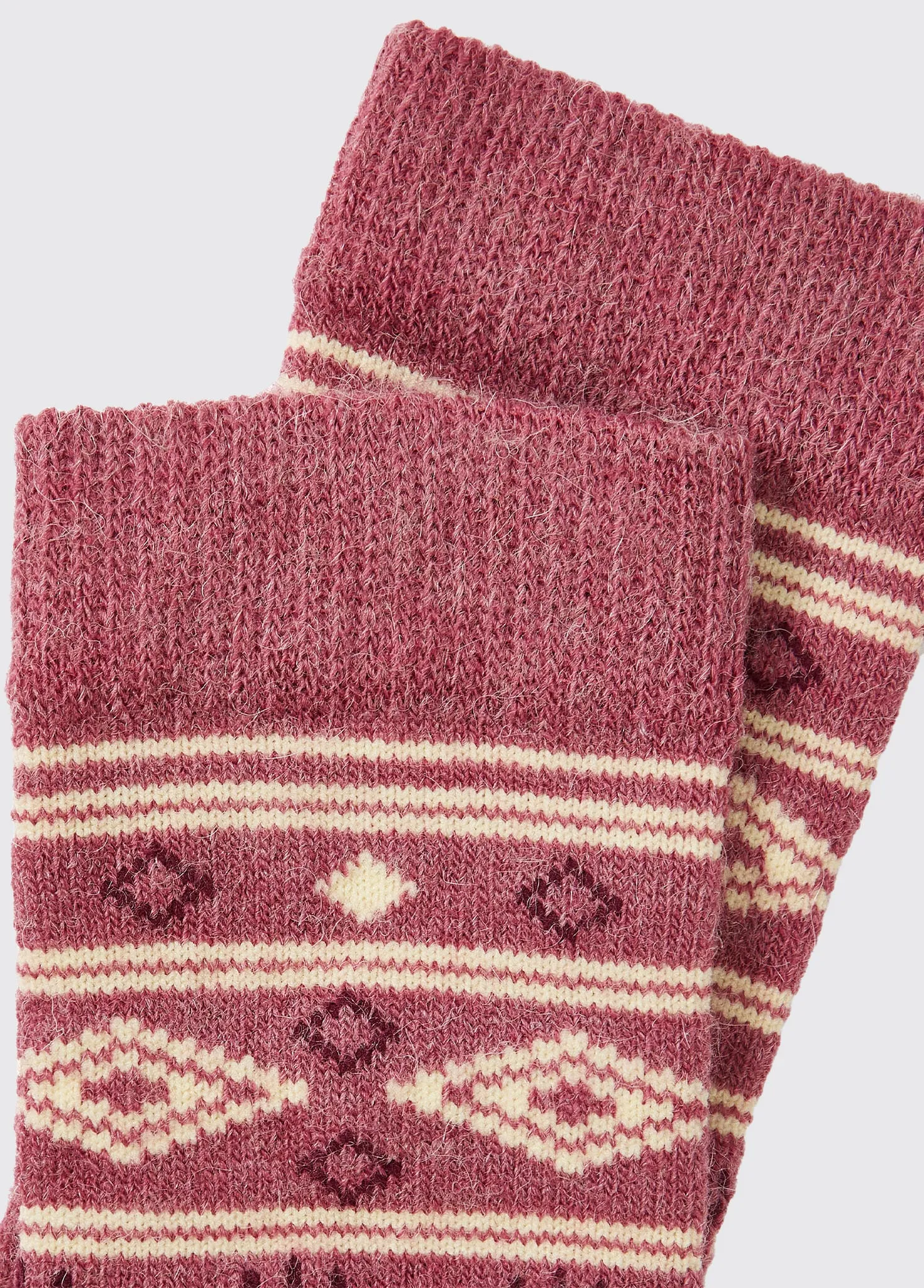 Rolestown Fair Isle Alpaca socks - Clover