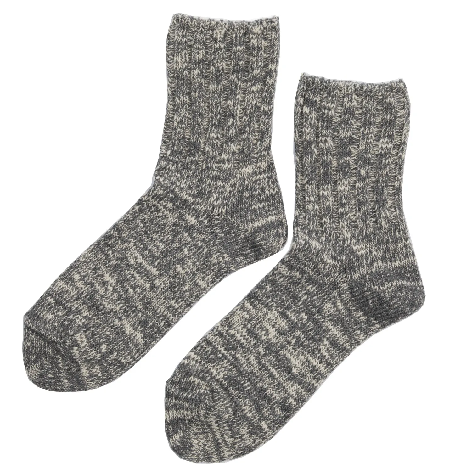 Rototo - Low Gauge Slub Socks - Medium Grey