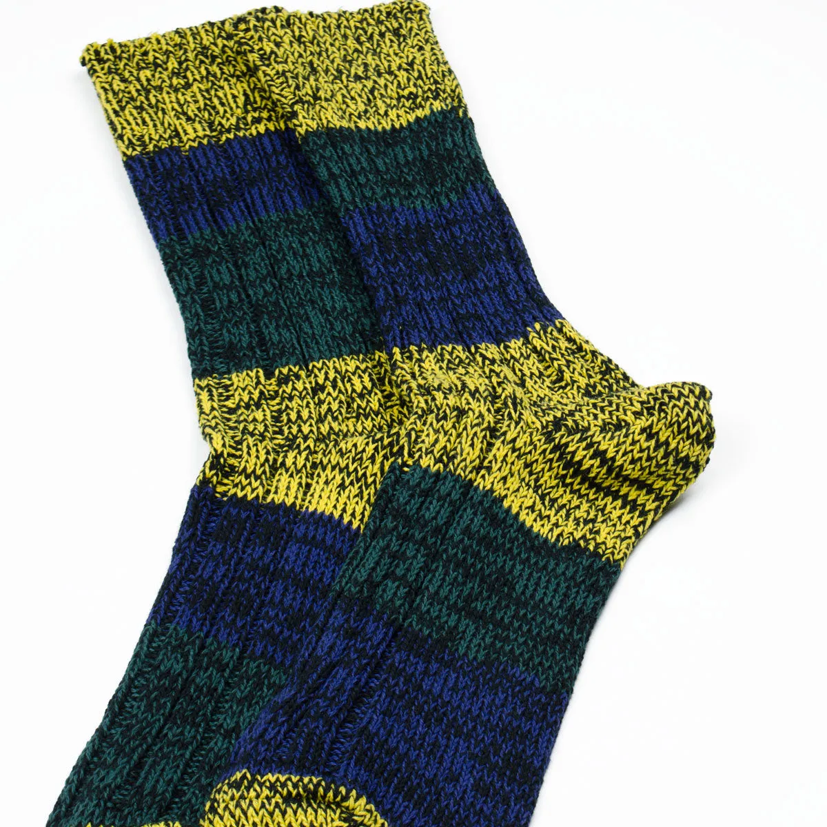 RoToTo - Mixture Socks - Yellow/Green/Blue