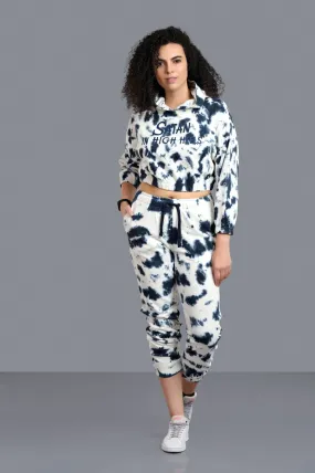 Satan In High Heels Printed Black & White Co-ord Set for Women