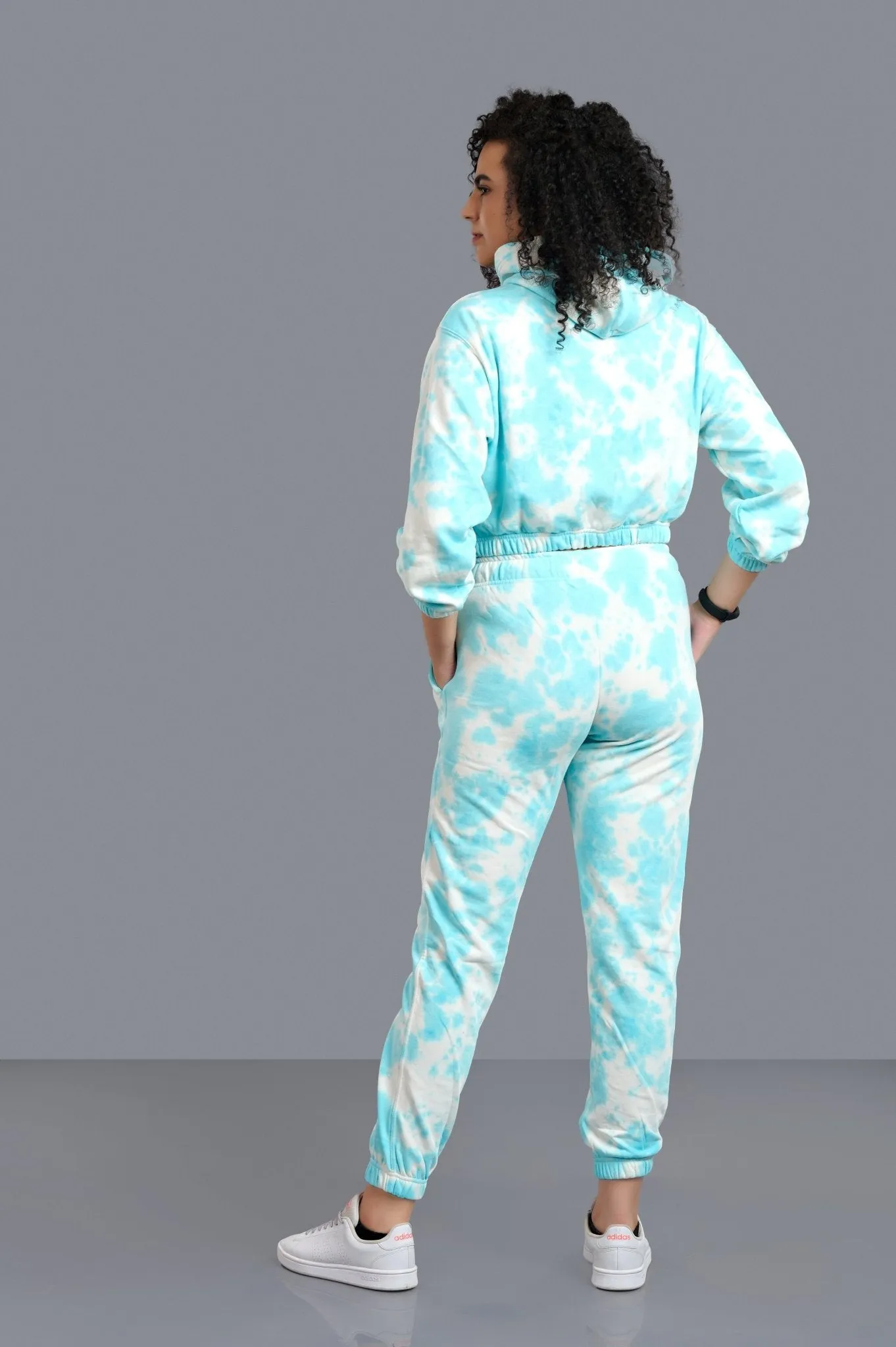 Satan In High Heels Sky Blue Co-ord Set for Women