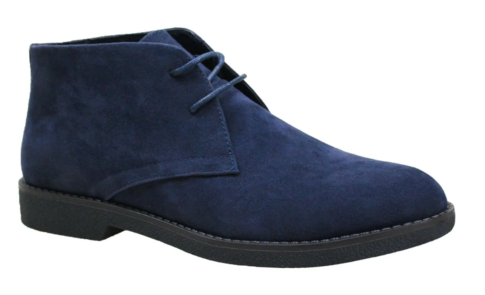 Scarpe polacchine uomo blu scamosciate casual inglesine man's shoes da 41 a 45