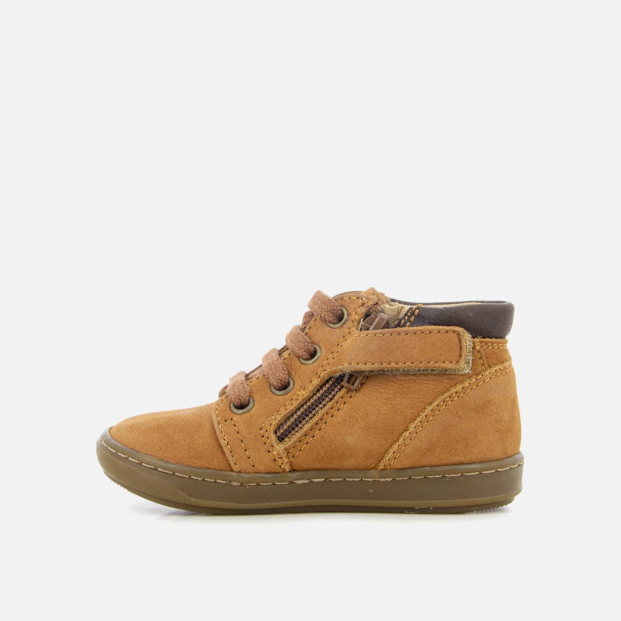 SHOO POM BOUBA ZIP DESERT Camel botillons