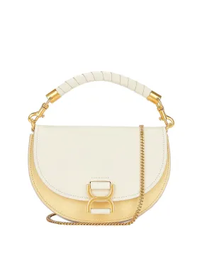 Small Marcie Top Handle Bag in Misty Ivory