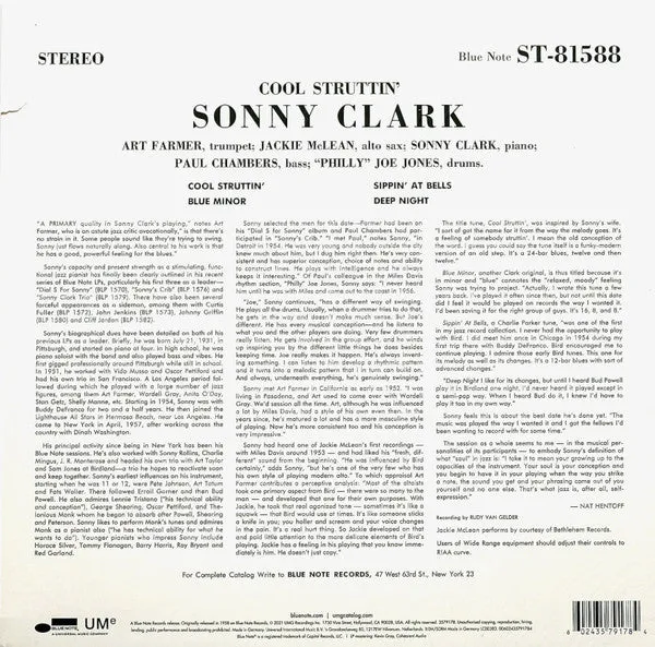 Sonny Clark ~ Cool Struttin'