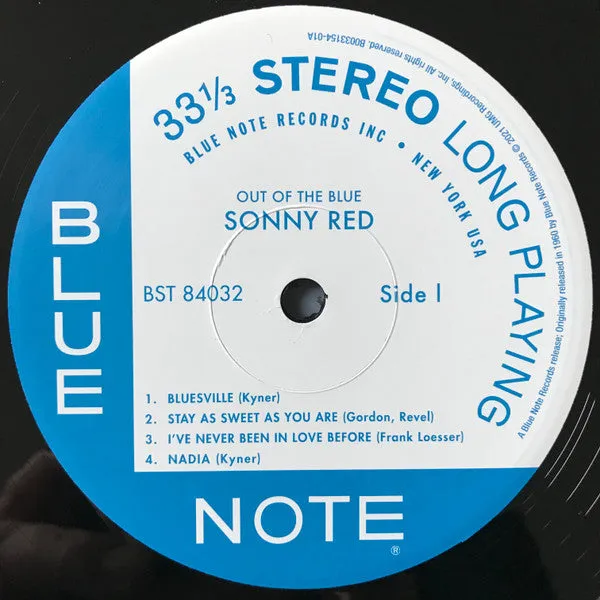 Sonny Red ~ Out Of The Blue