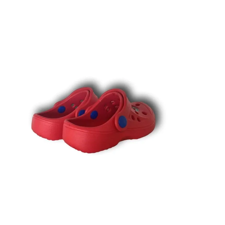 Spiderman SPP9272 Ciabatte Clogs Bambino Mare Piscina Casa Rosso