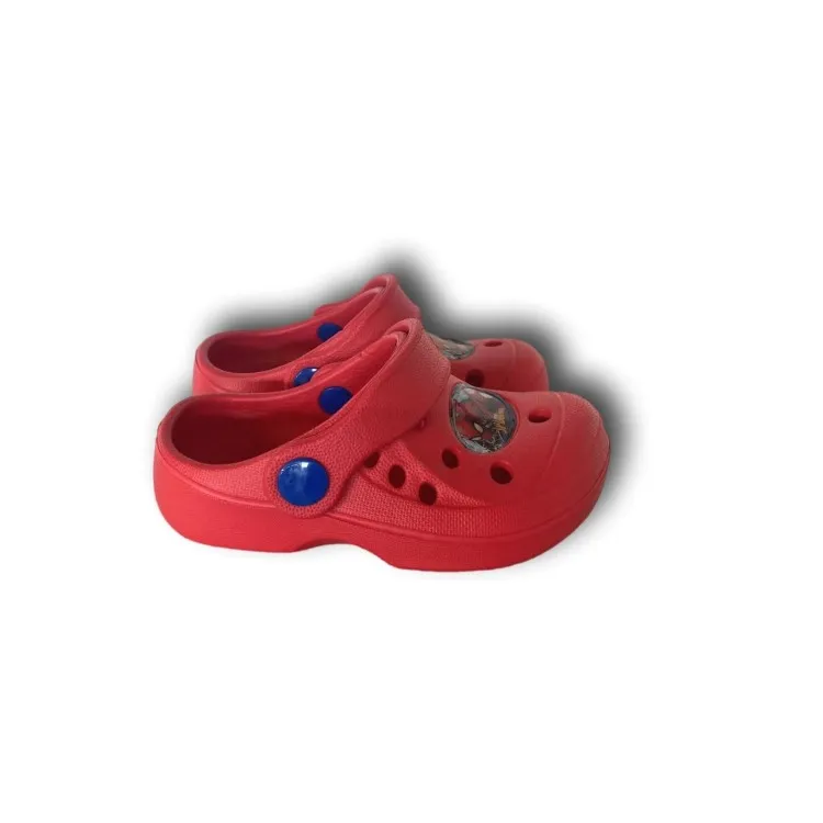 Spiderman SPP9272 Ciabatte Clogs Bambino Mare Piscina Casa Rosso