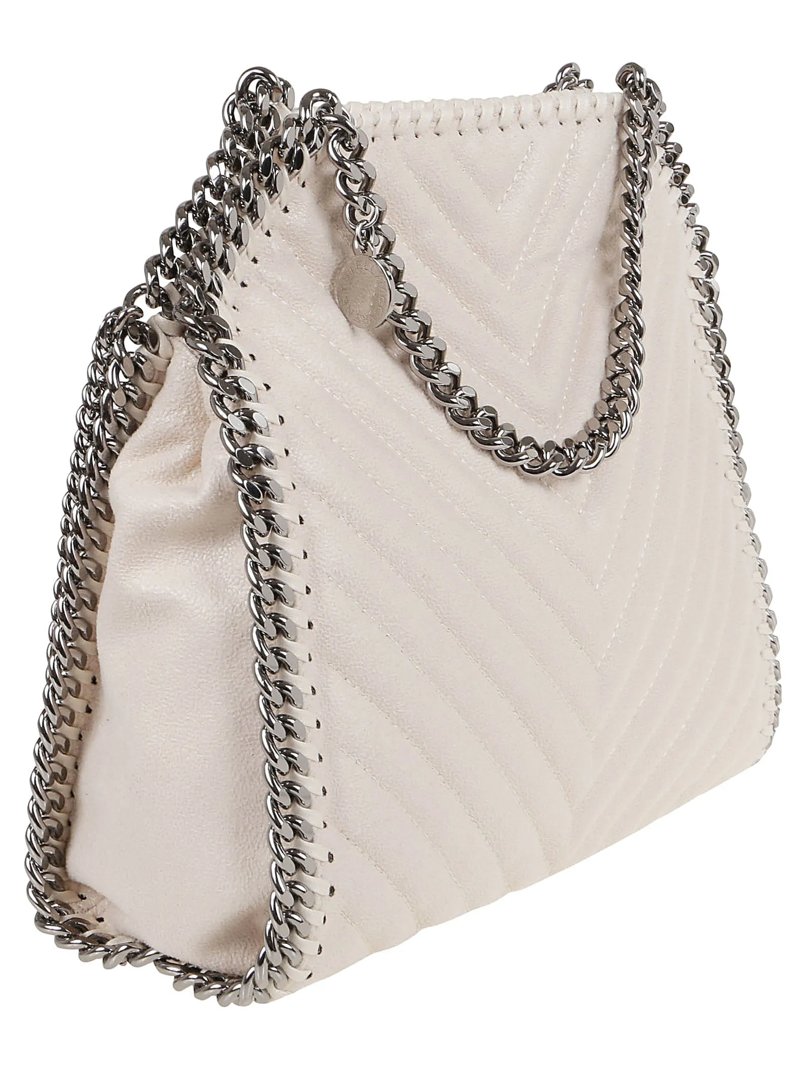 Stella McCartney Logo Charm Falabella Mini Tote Bag