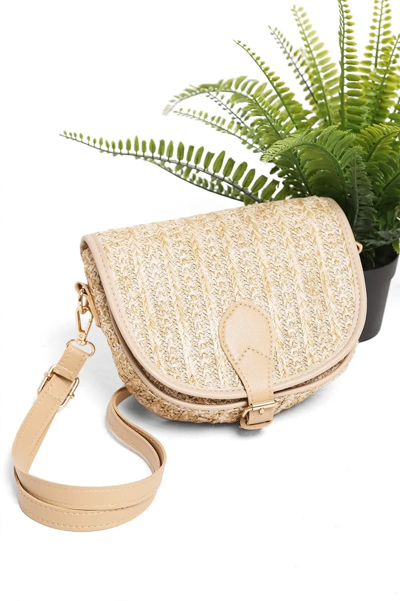 Straw Crossbody Summer Bag