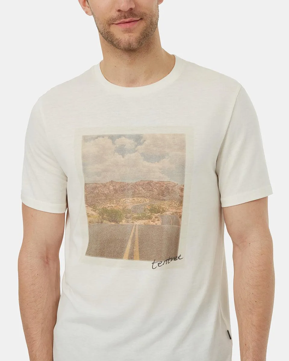 Tentree Vintage Photo T-shirt In Undyed/Desert Road