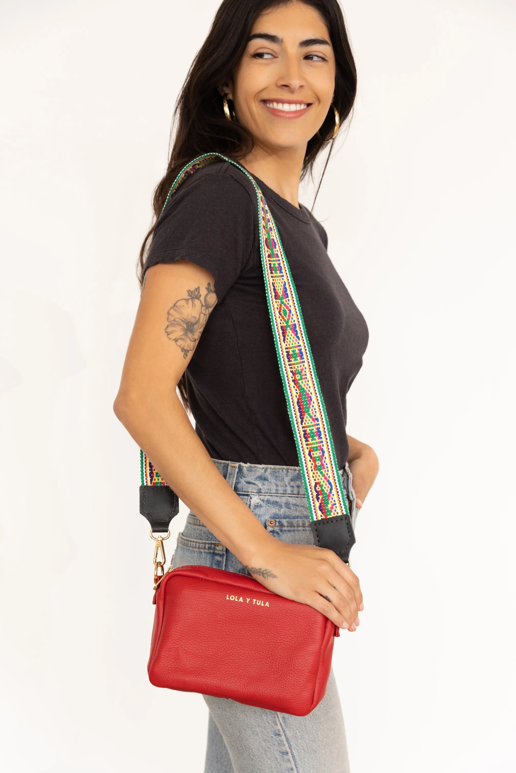 THE LUCIA MINI CROSSBODY // Cereza