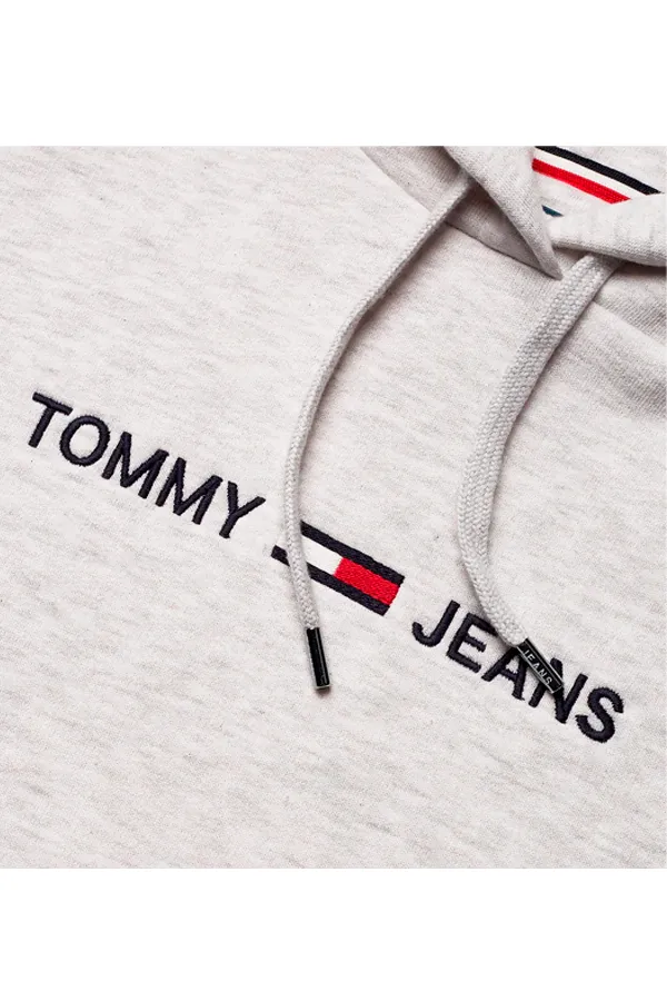 Tommy Hilfiger Women TJ Logo Hood Grey