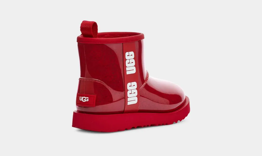 Ugg - Kids Classic Clear Mini II (Samba Red)