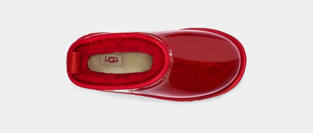 Ugg - Kids Classic Clear Mini II (Samba Red)