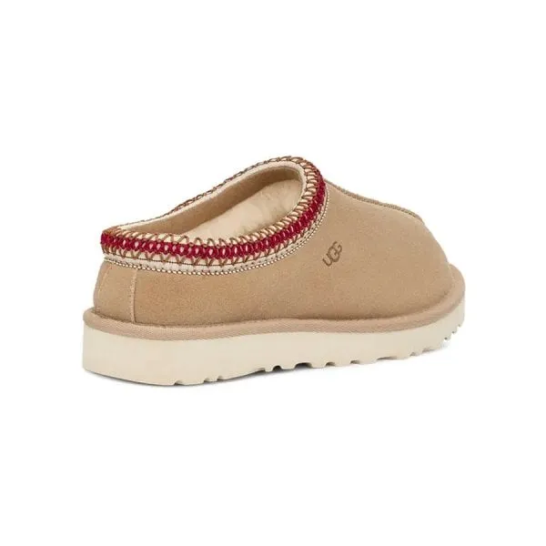 UGG Womens Tasman Slipper in Sand/Dark Cherry