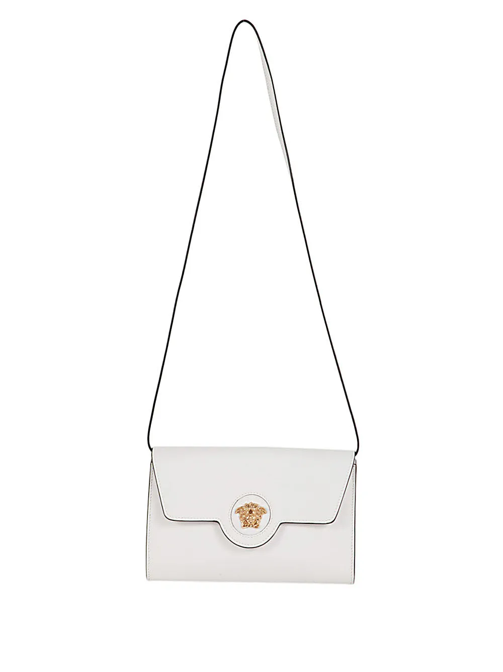 Versace Medusa Plaque Foldover Shoulder Bag