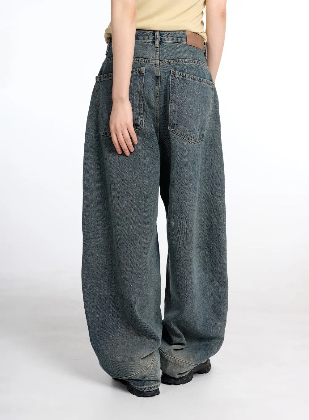 Vintage Low Rise Baggy Jeans CM415