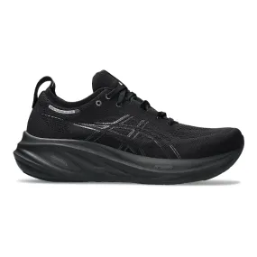 Women's Asics GEL-Nimbus 26, Black/Black, 6.5 B Medium