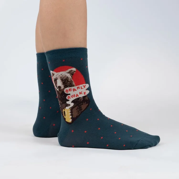 Women's Bearly Awake Crew Socks