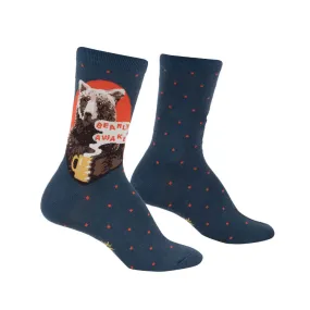 Women's Bearly Awake Crew Socks