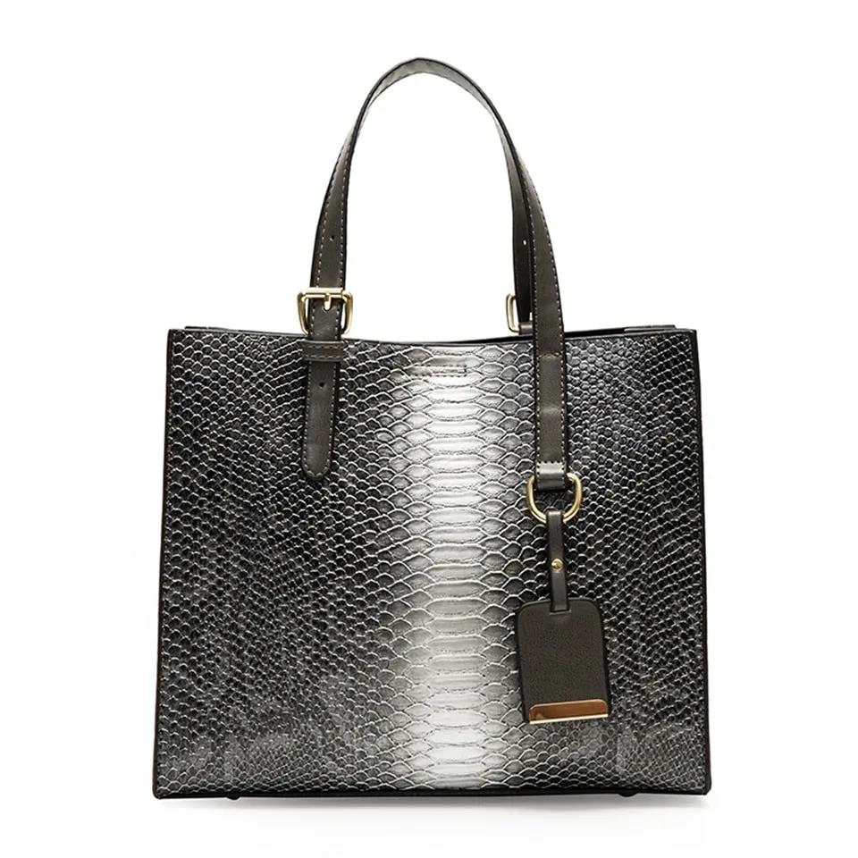 Women's Luxury Designer Serpentine Pattern Shoulder Crossbody Handbag