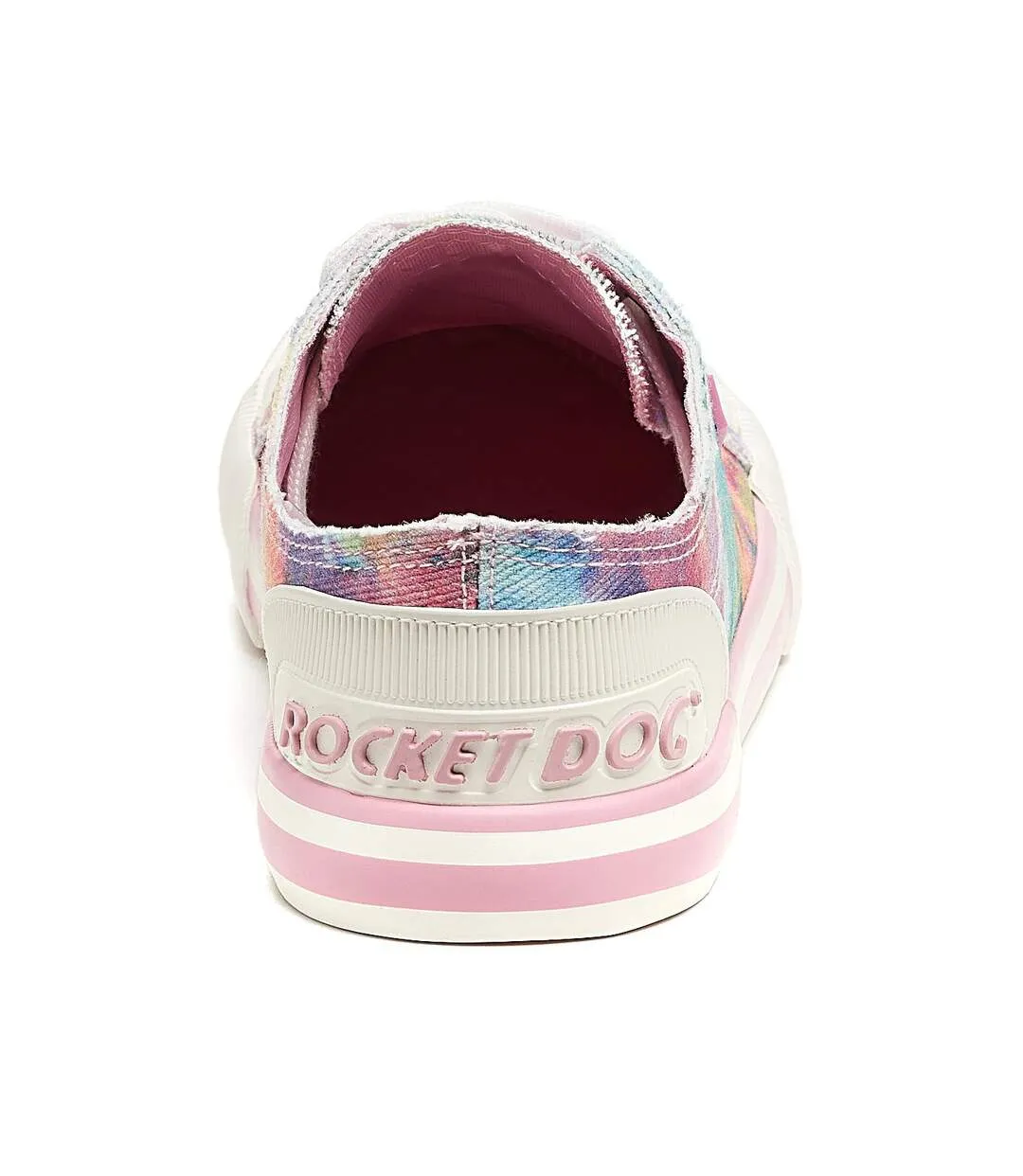 Womens/ladies jazzin candy tie dye casual shoes pink/multicoloured Rocket Dog