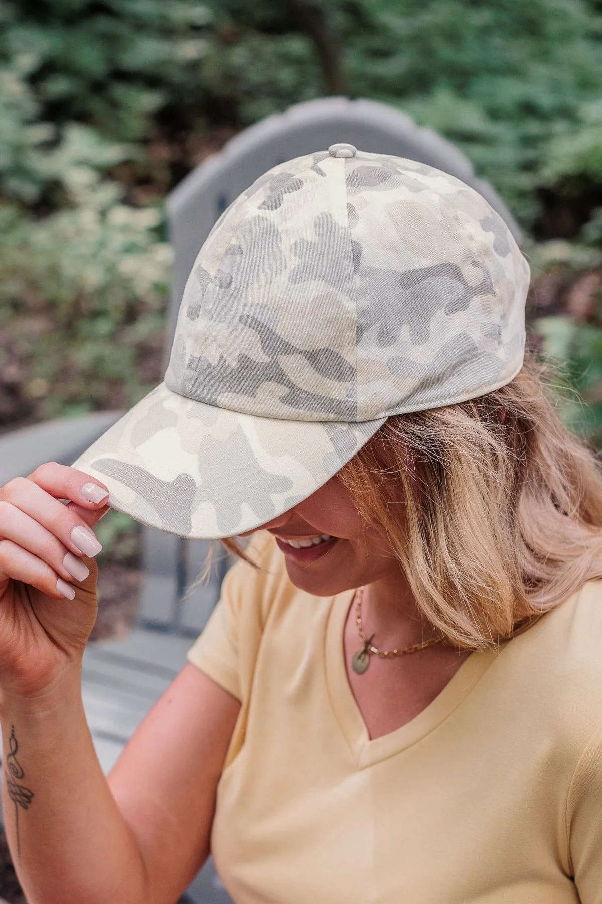 Won't See Me Coming Baseball Hat- Light Camo