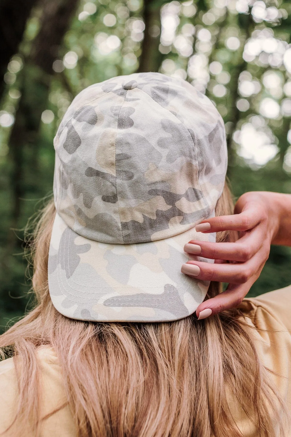 Won't See Me Coming Baseball Hat- Light Camo